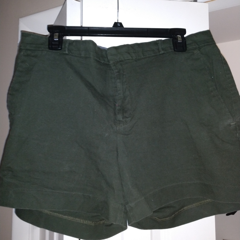 Banana Republic green shorts 12